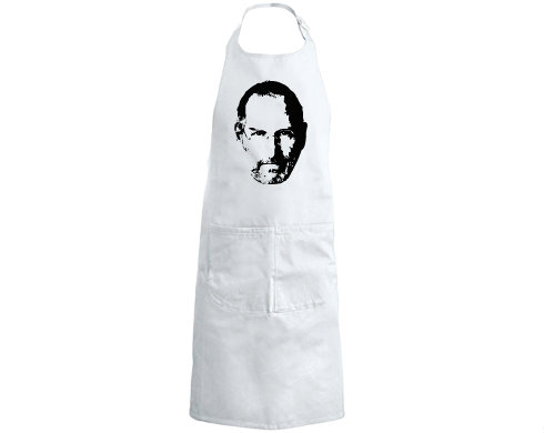 Kuchyňská zástěra Steve Jobs