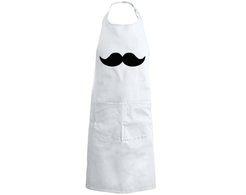Kuchyňská zástěra moustache