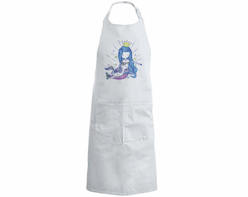 Kuchyňská zástěra Mořská panna a jednorožec