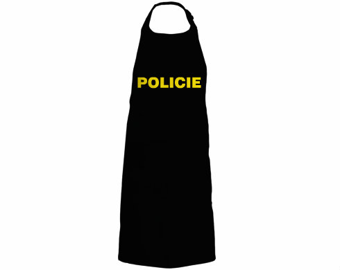 Kuchyňská zástěra Policie