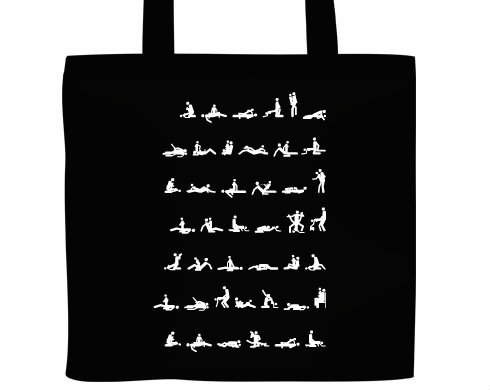 Plátěná nákupní taška Kámasútra