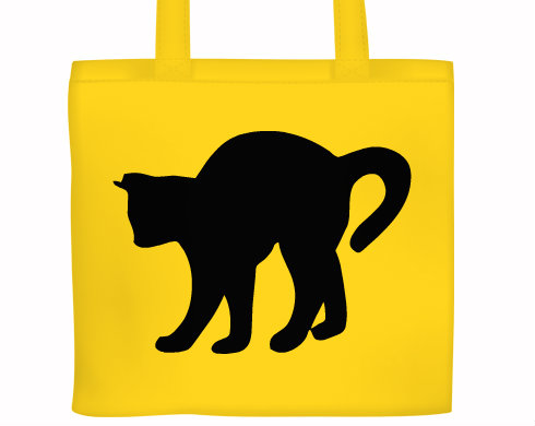 Plátěná nákupní taška Kočka - Čiko