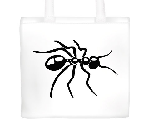 Plátěná nákupní taška mravenec
