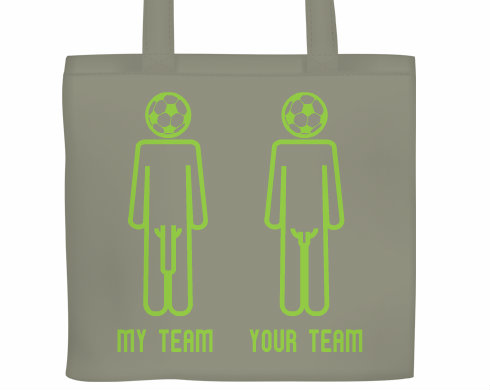 Plátěná nákupní taška My Team, Your Team