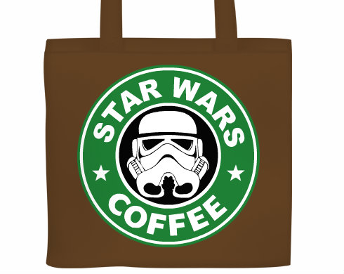 Plátěná nákupní taška Starwars coffee