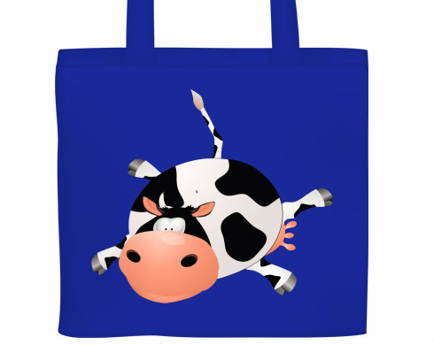 Plátěná nákupní taška Kráva