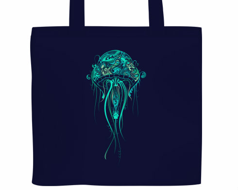 Plátěná nákupní taška medúza