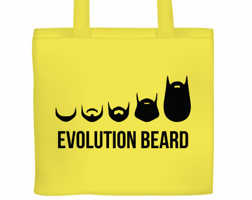 Plátěná nákupní taška Evolution beard