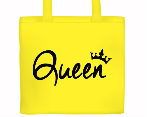 Plátěná nákupní taška Queen