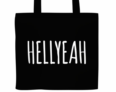 Plátěná nákupní taška hellyeah