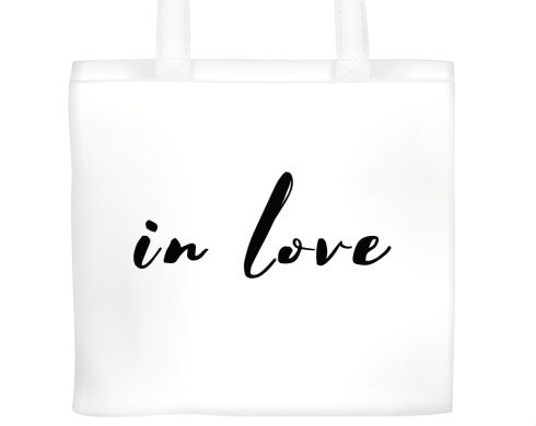 Plátěná nákupní taška in love