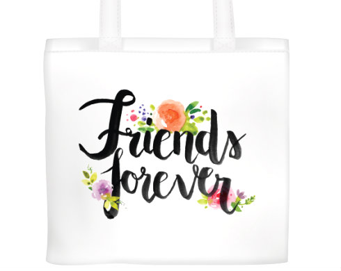 Plátěná nákupní taška Friends forever