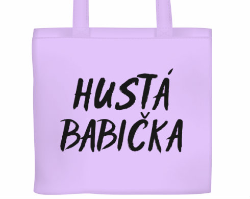Plátěná nákupní taška Hustá babička