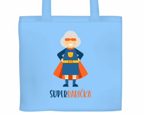 Plátěná nákupní taška Superbabička