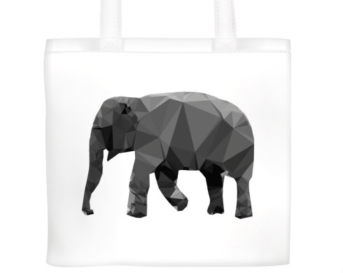 Plátěná nákupní taška Slon