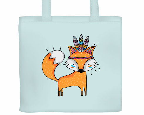 Plátěná nákupní taška Liška šaman