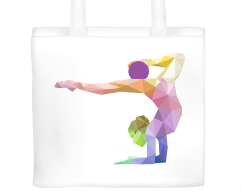 Plátěná nákupní taška Gymnastika