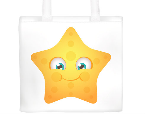 Plátěná nákupní taška Mořská hvězdice