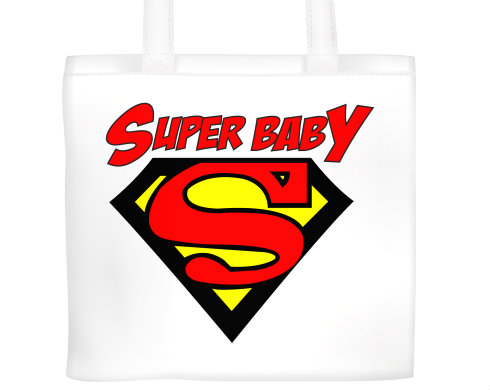 Plátěná nákupní taška Super baby