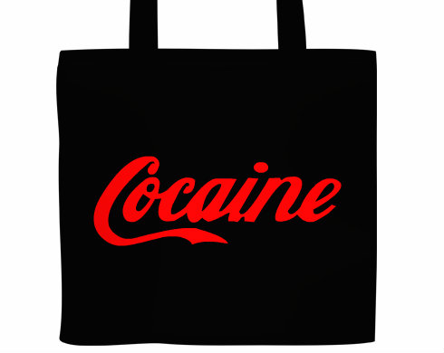 Plátěná nákupní taška Cocaine