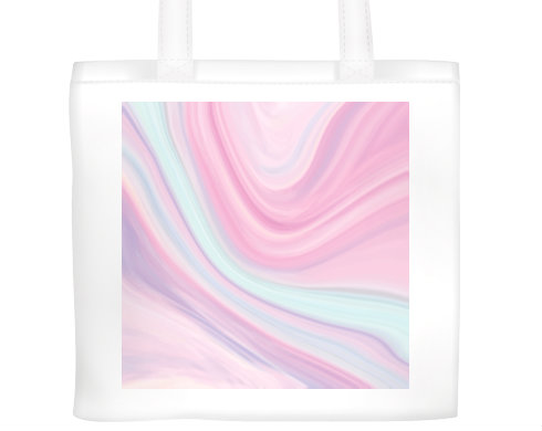 Plátěná nákupní taška Růžový abstraktní vzor