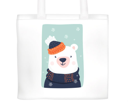 Plátěná nákupní taška Medvídek