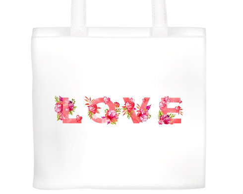 Plátěná nákupní taška LOVE