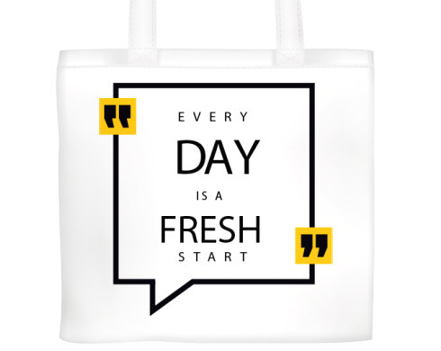Plátěná nákupní taška Fresh start