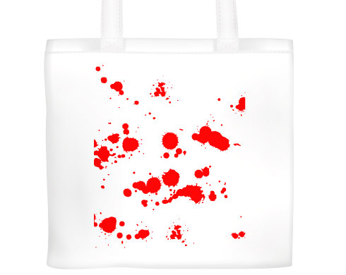 Plátěná nákupní taška Krev