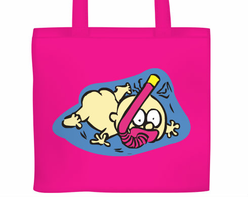 Plátěná nákupní taška Malý potápěč