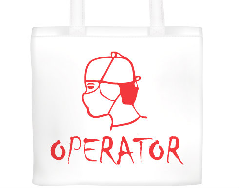 Plátěná nákupní taška Operátor