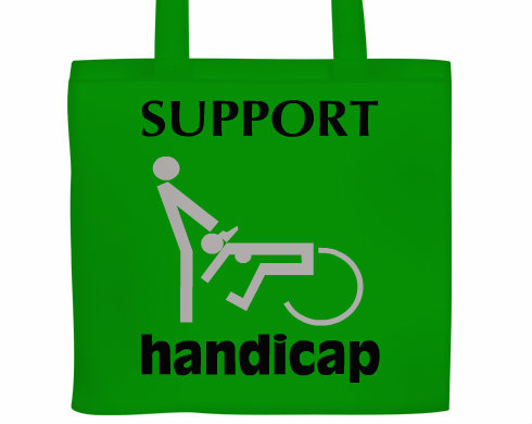 Plátěná nákupní taška Support handicap