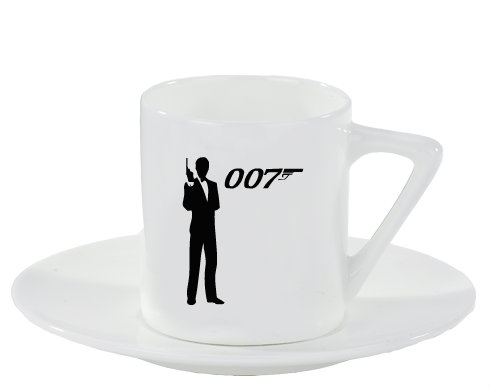 Espresso hrnek s podšálkem 100ml James Bond