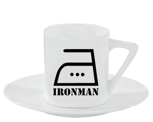 Espresso hrnek s podšálkem 100ml Ironman