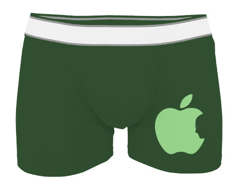 Pánské boxerky Contrast Apple Jobs