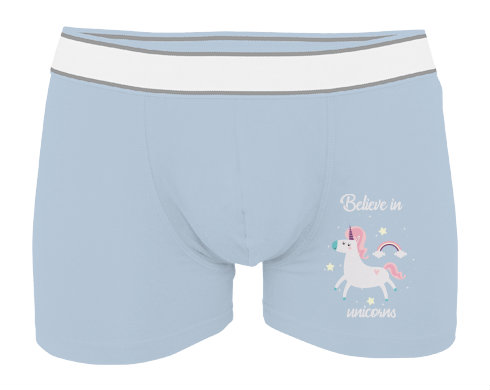 Pánské boxerky Contrast Believe in unicorns