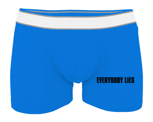 Pánské boxerky Contrast Everybody lies