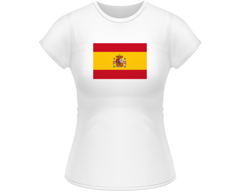 Dámské tričko Classic Španělská vlajka