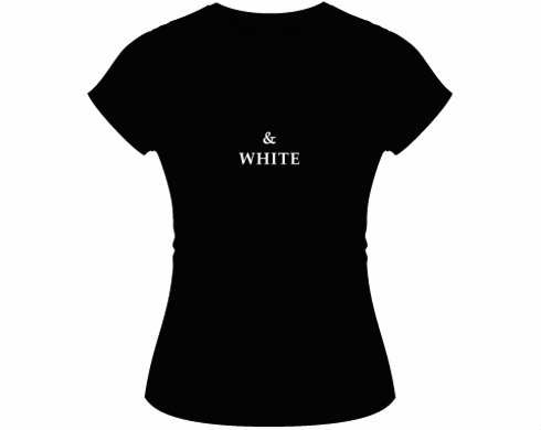 Dámské tričko Classic black & white