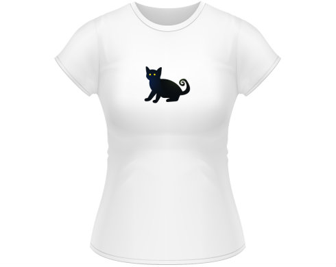 Dámské tričko Classic Halloween cat