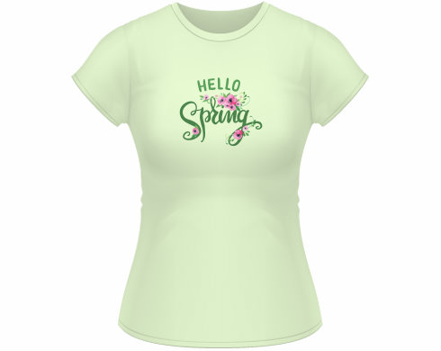 Dámské tričko Classic Hello spring