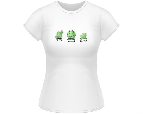 Dámské tričko Classic Kaktusy