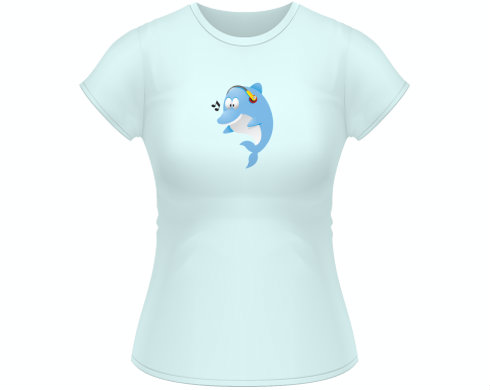 Dámské tričko Classic Delfínek