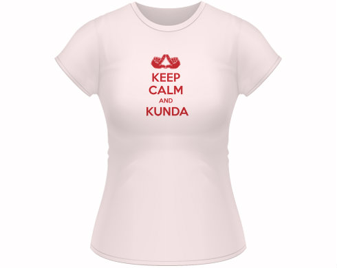 Dámské tričko Classic Keep calm and Kunda