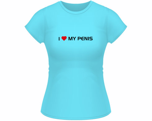 Dámské tričko Classic I love my penis