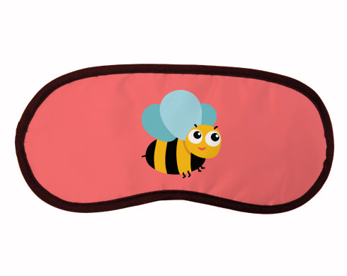 Maska na spaní - škraboška Včelka