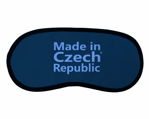 Maska na spaní - škraboška Made in Czech republic