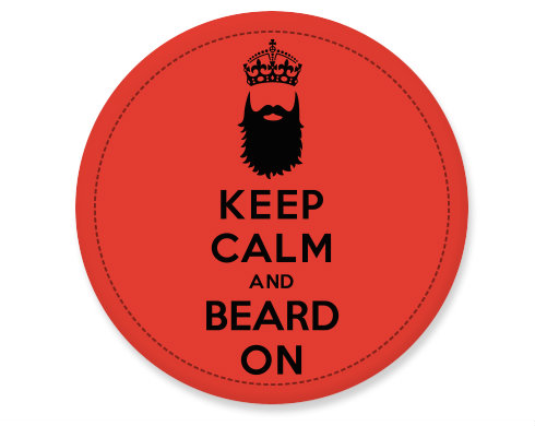 Placka Keep calm beard
