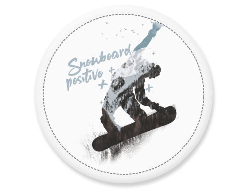 Placka Snowboard positive