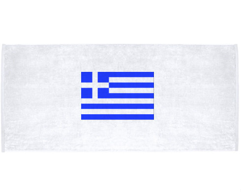 Celopotištěný sportovní ručník Řecko